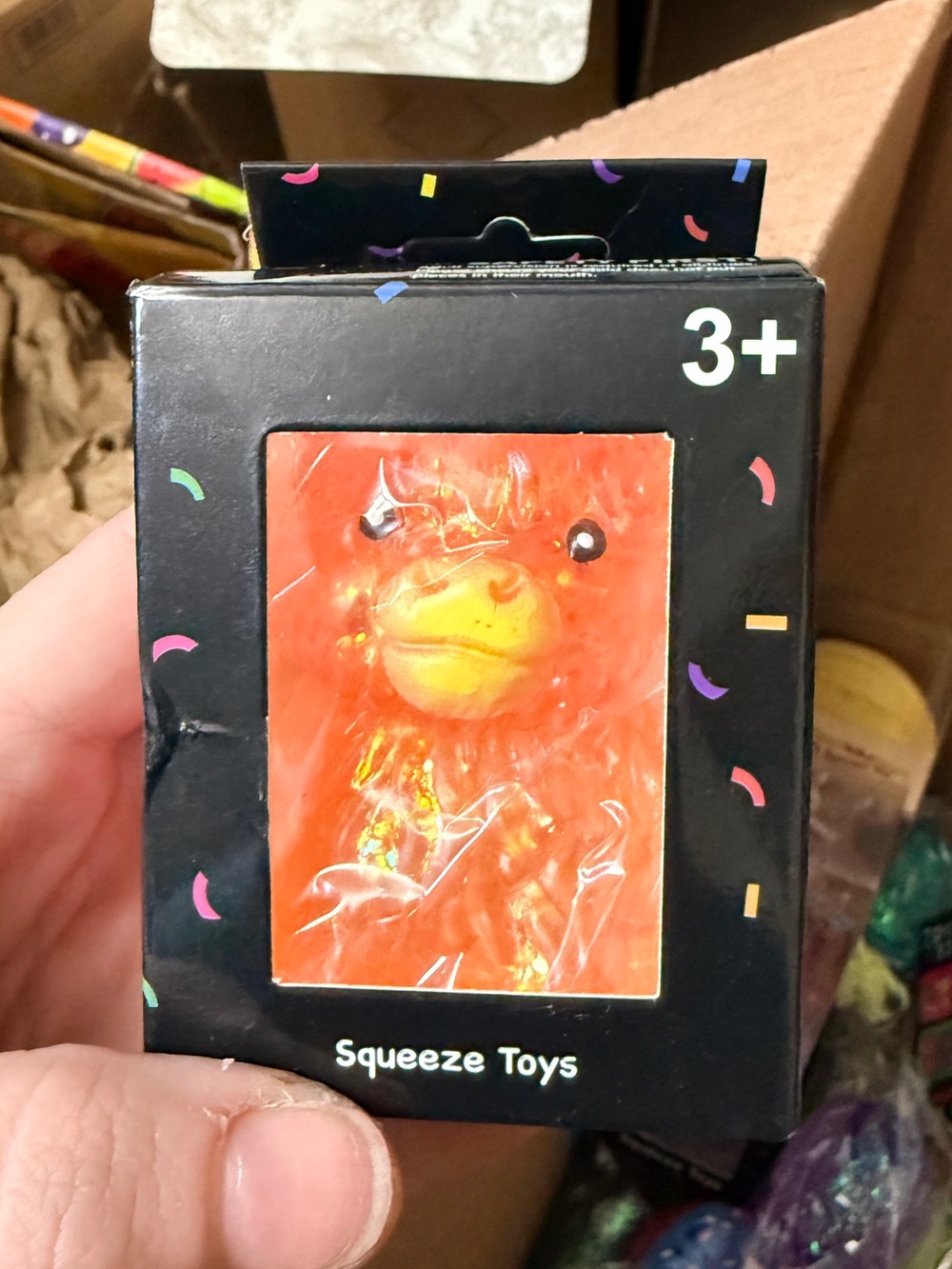 Highland Cow Glitter Squishy